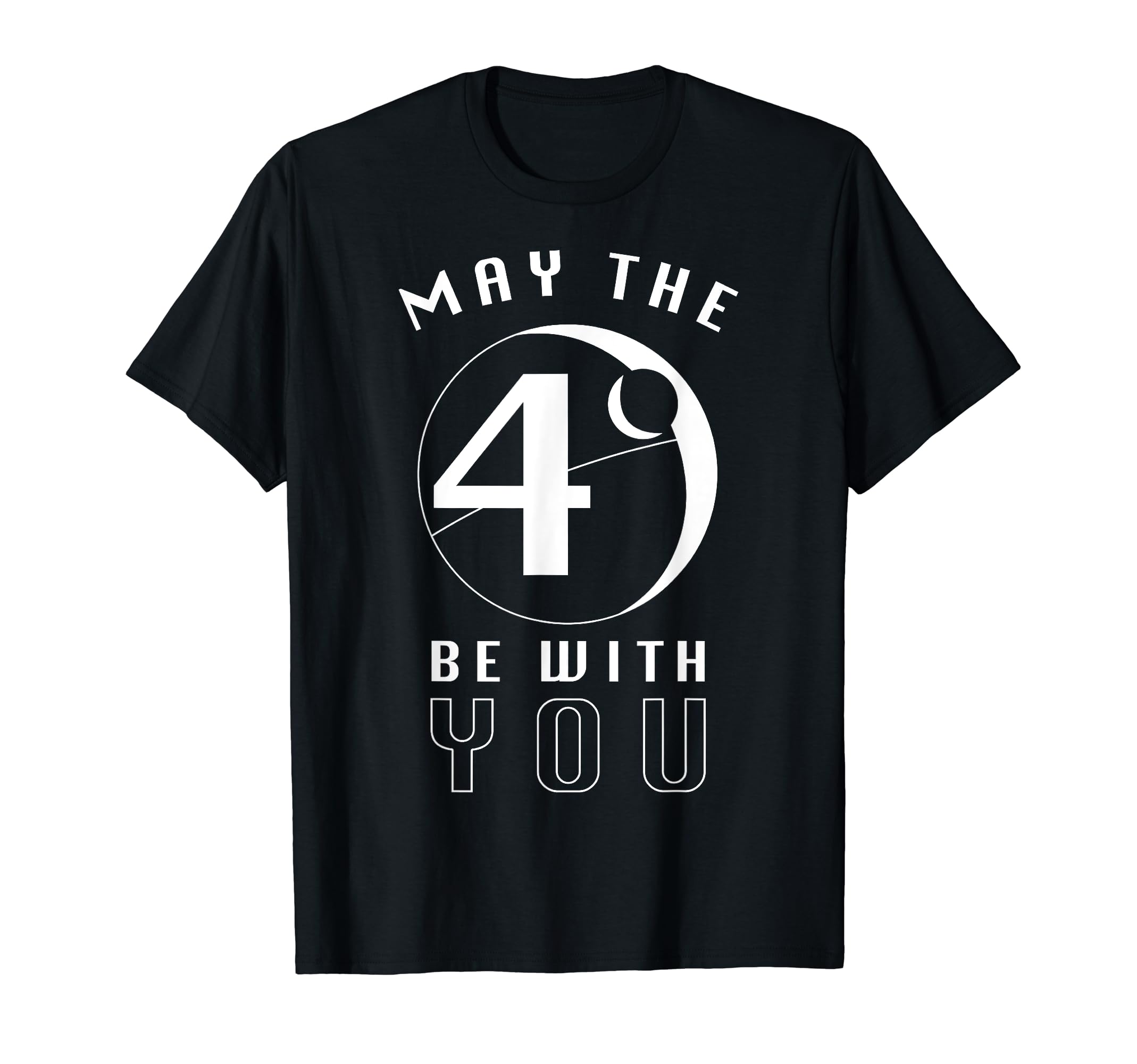 Star Wars Death Star May The 4th Be With You T-Shirt, Black