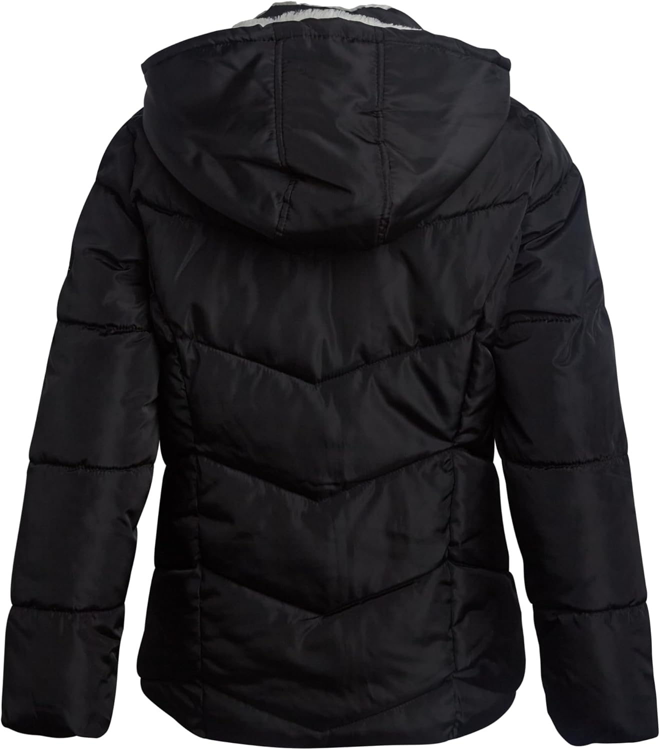 KENSIE GIRL Girls Puffer Jacket - Warm Polar Fleece Lined Insulated Hooded Winter Jacket - Cozy Quilted Winter Coat for Girls - Image 6