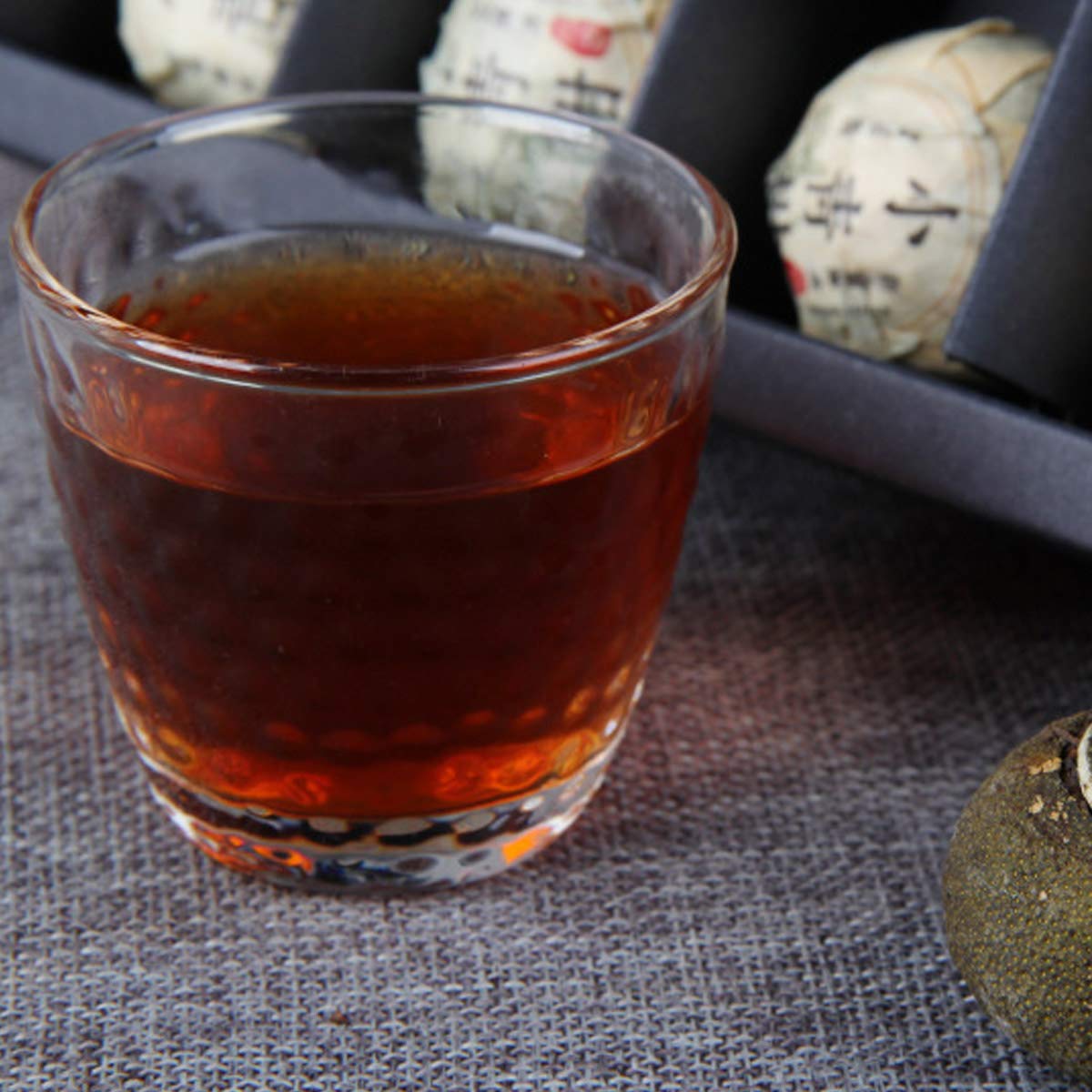 Chinesischer Pu'er Tee Nettogewicht 130g （0.286LB） Reifer Puer Tee Schwarzer Tee Getrocknete Orangenschale Mini Tuocha Alte Bäume Pu erh tee Gesundheitswesen Pu er Tee