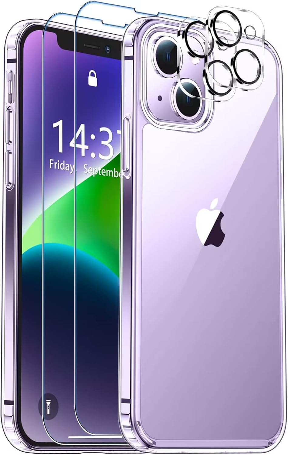 SPIDERCASE for iPhone 14 /iPhone 15 Case, [15 FT Military