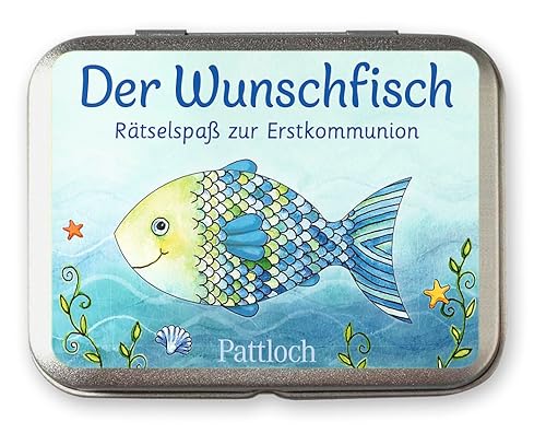 Der Wunschfisch: Rätselspaß zur Erstkommunion Metallbox: Kartenset und -spiel mit 25 Quizfragen | Geschenk zur Kommunion für Kinder ab 8 Jahren (Der Wunschfisch - Zur Erstkommunion)