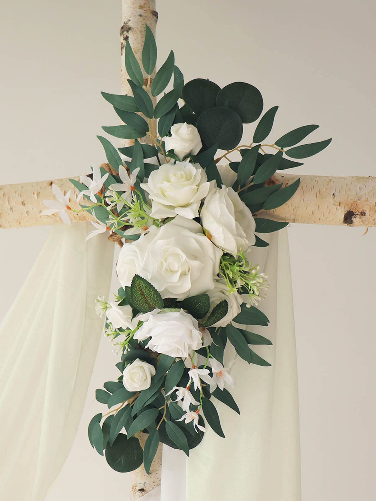 Arc Floral Décoratif En Fleurs Artificielles De Soie - Pour Mariage, événement, Neuf