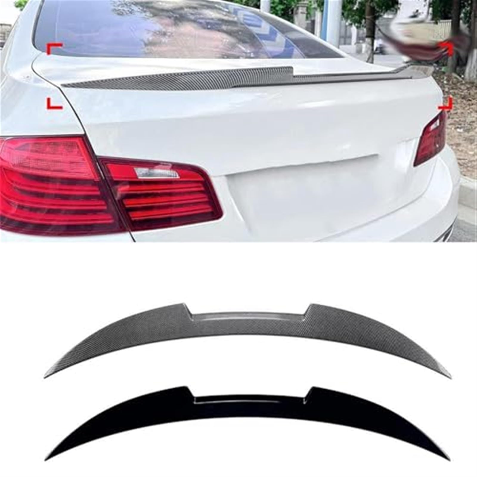 Spoiler samochodowy, do, seria 5 F10 2011-2017 do M4 Blade Edition, tylne skrzydło samochodu, tylny spojler bagażnika, skrzydło, spojler dachowy, skrzydła, płetwa ogonowa Spoiler tylny samoch