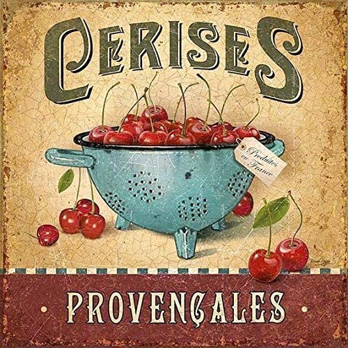 JL Plaque Métallique Vintage Poster En Métal Mural Plaque Décorative Pour Cafe Bar Restaurant