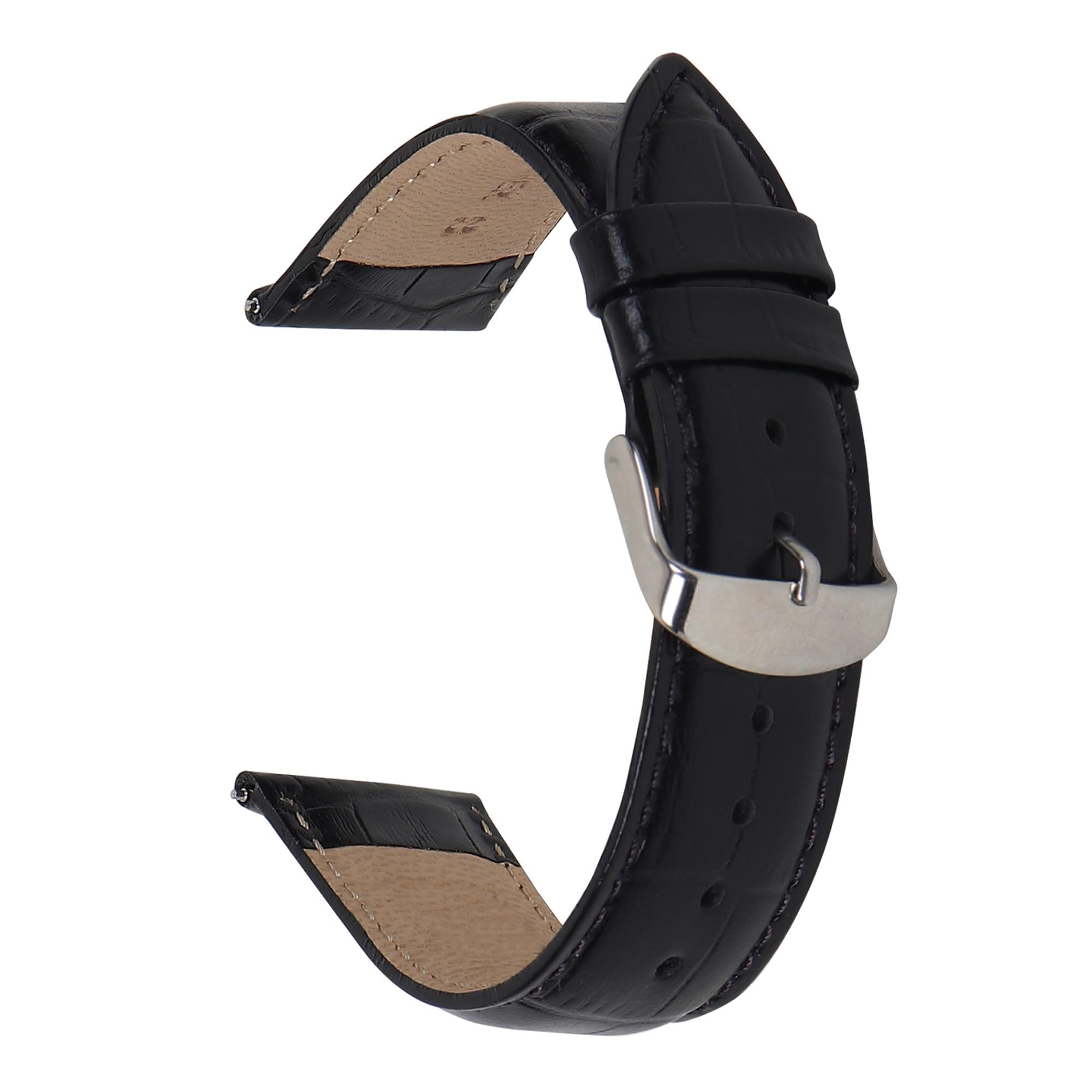 Roycee Aspire Series Genuine Leather Mens Replacement Watch Straps Compatible with Titan/Sonata/Casio and All Watches with Regular 22 mm Lug Size (B098MHGKP3) Amazon Price History, Amazon Price Tracker