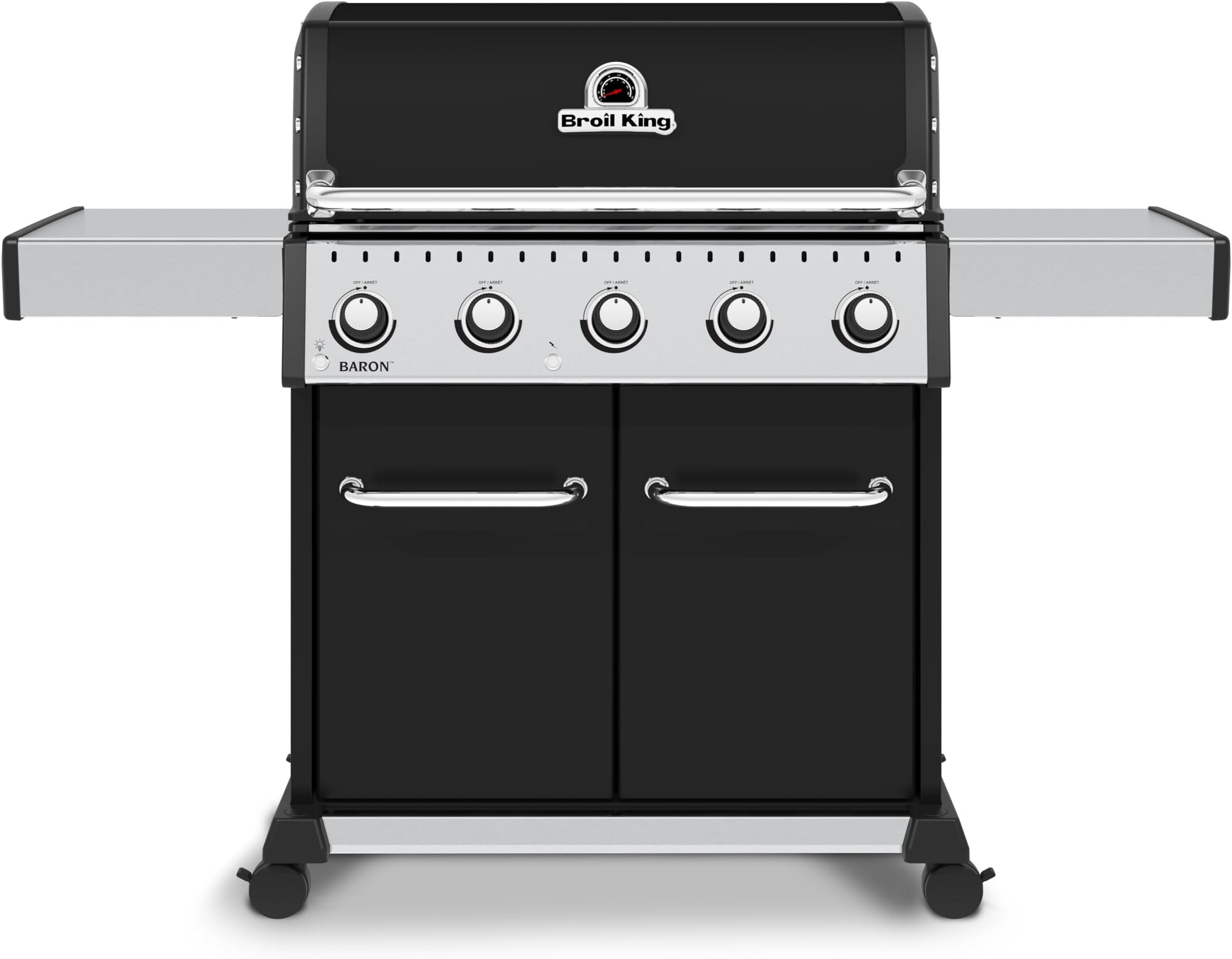 876214 Baron 520 Pro, Liquid Propane (LP), Stainless Steel, Black