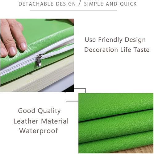 Miniatura 3 de YUURO Cojín de banco de cuero, 2 pulgadas de grosor, para interiores y exteriores, largo, suave, impermeable, para asiento de columpio, jardín,