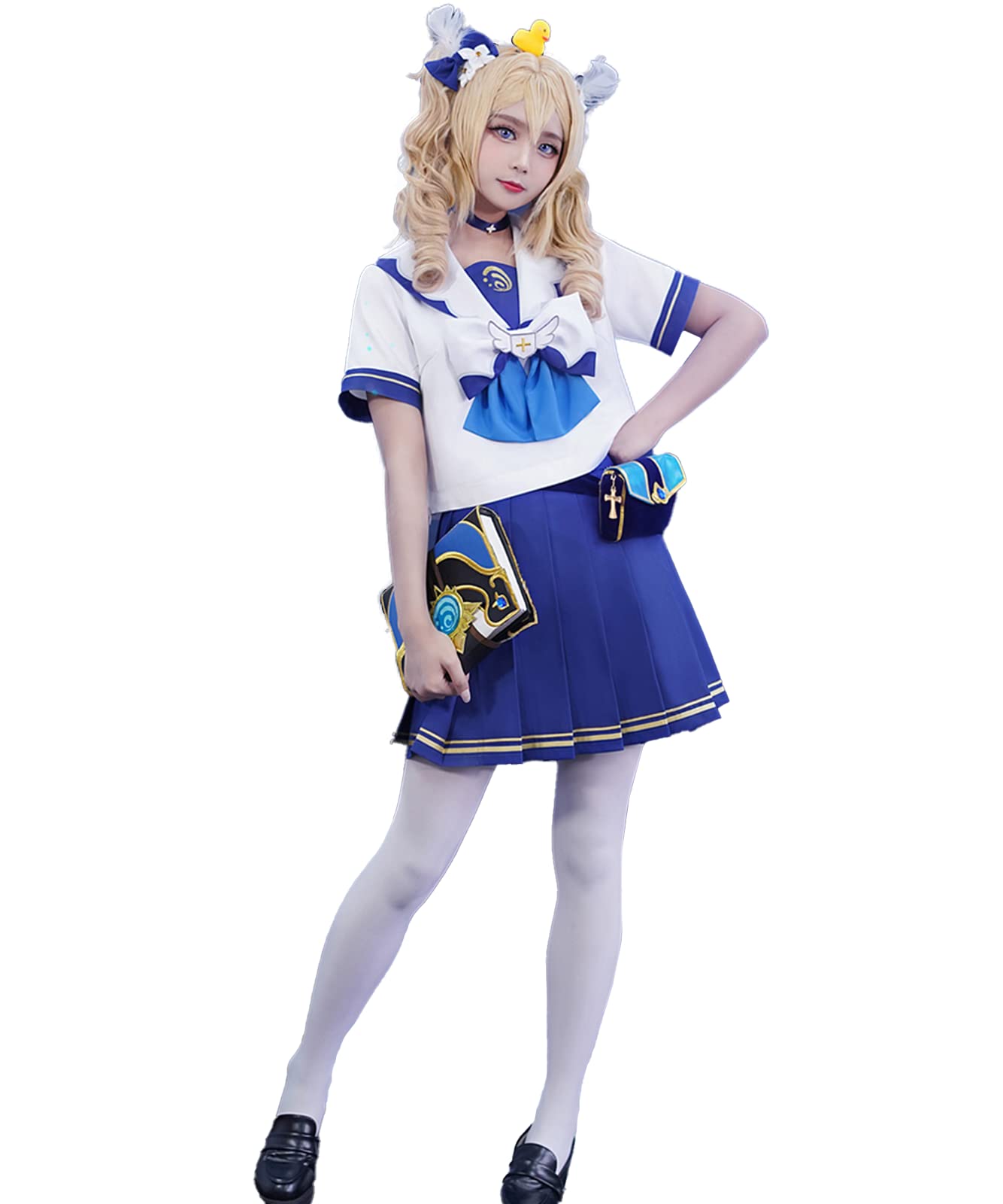 Amazon.co.jp: [milky time] ウィッグ付き 原神 バーバラ コスプレ