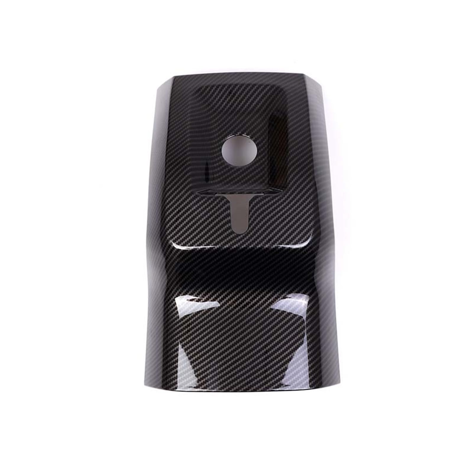 for Maverick 2022 Car Rear Air Vent Frame Cover Kick-Proof Anti-kick Panel Cover Trim Sticker Car Interior Mouldings(Carbon Fiber)