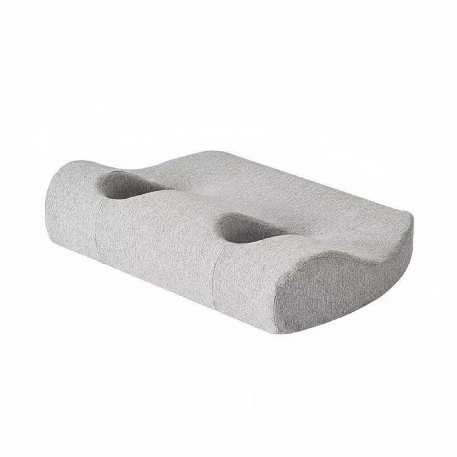 Almohada de Espuma Viscoelástica Almohada para Dormir con Auriculares Cojín Cervical Almohada con Orificio Auricular Orejera para Siesta Material de