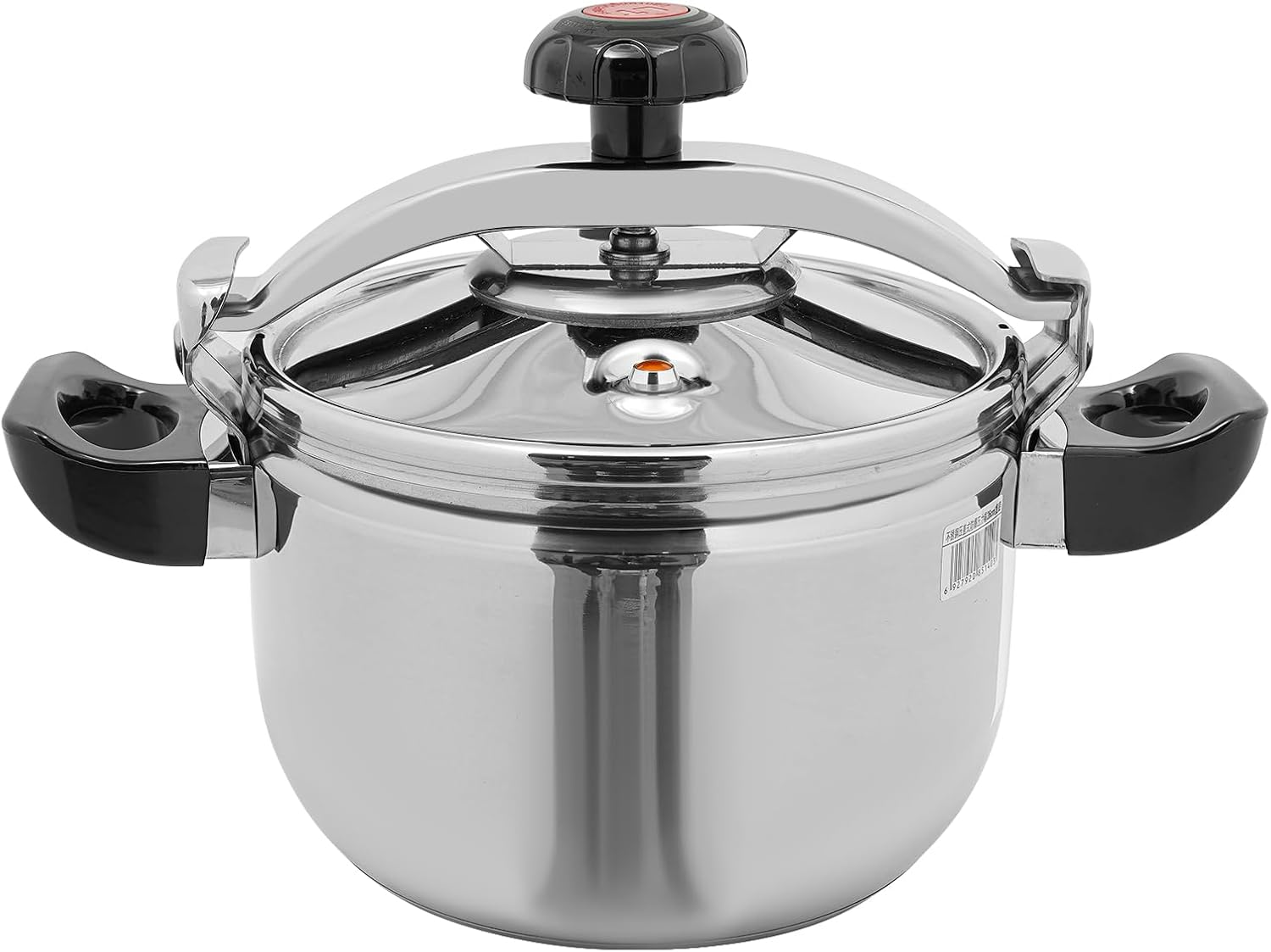 Stainless Steel Pressure Cooker Large Capacity 60Kpa Pressure Pot Explosion-proof Compound Bottom Pressure Canner with Pressure Limiting Valve for Gas Stove Induction Cooker (9L/9.51 Qt)