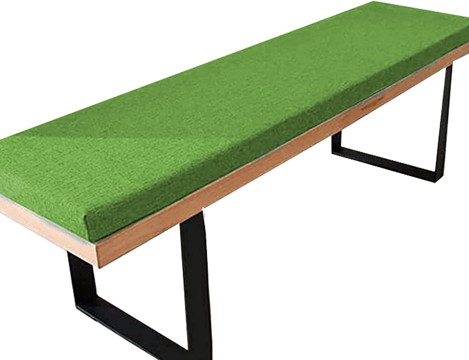 ZHOUZHOU Patio Garden Bench Cushion for Outdoor Indoor Furniture Long Rectangle Sofa Chair Pad Loveseat Bay Window Replacement Settee Cushions with Non-Slip Bottom 3914inch,Green