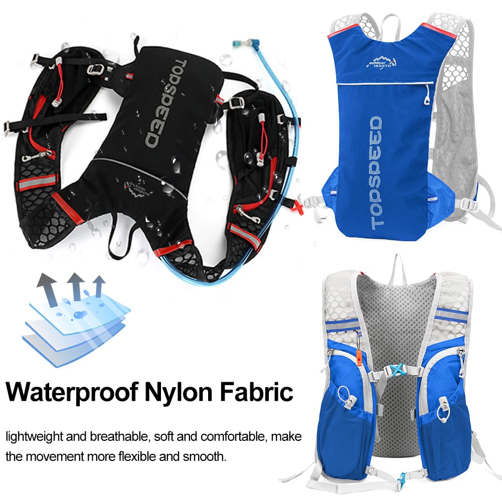 Zaino Leggero per l'idratazione, 5L 250g, Gilet Corsa Trail Running, Zaino per Maratona, Ciclismo, Trekking, Arrampicata, Zaino Corsa Running per Donna Uomo