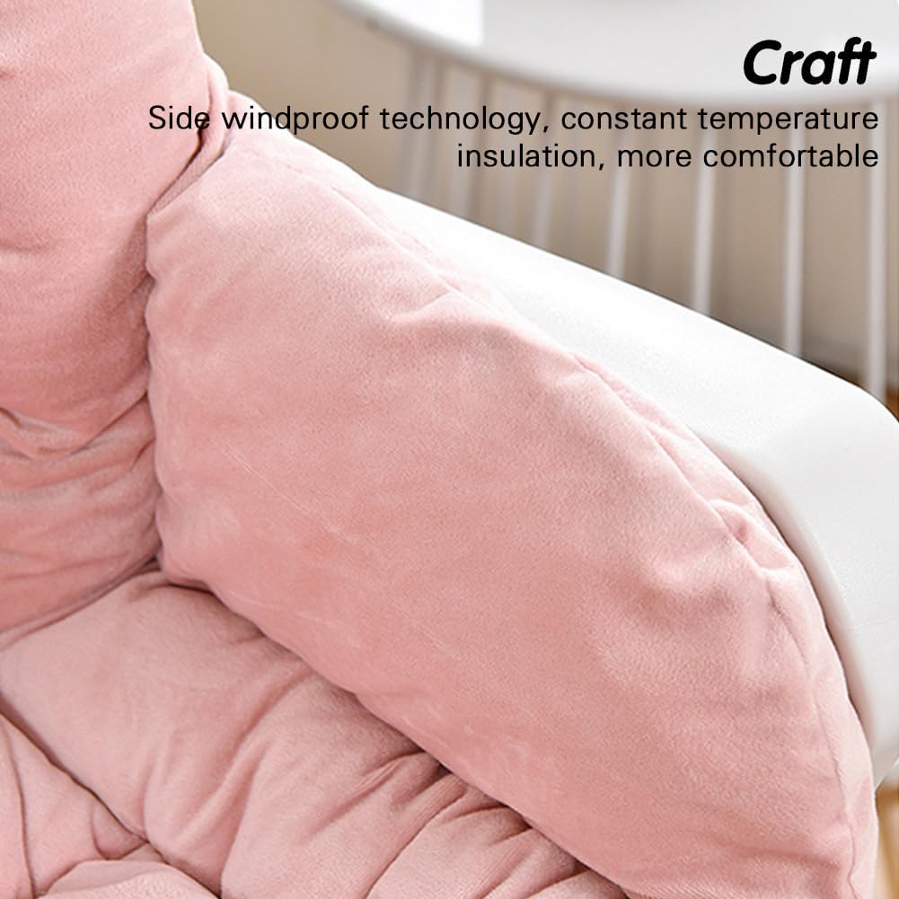 Desk Chair Cushion High Back Support Cushion Non-Slip Rocking Chair Cushion Dorm Seat Cushion for Dorm Car Office Patio Dining Room Kitchen