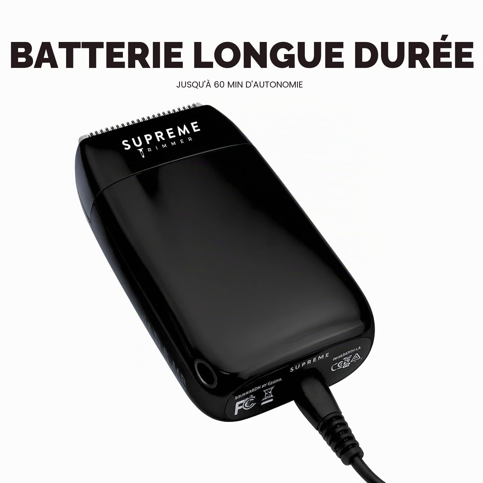 Supreme Trimmer Crunch Lite STF600 Rasoir professionnel double grille pour