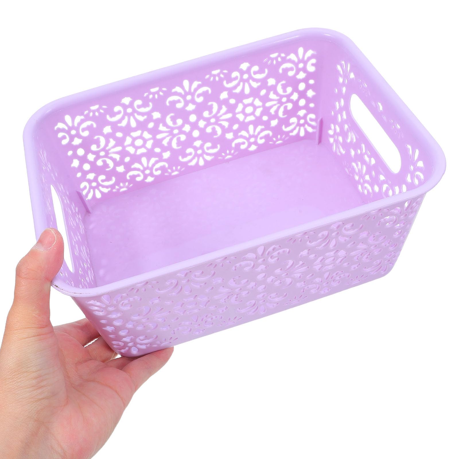 Schreibtisch Organizer Körbe aus Kunststoff, 8 Stück, Stapelbar