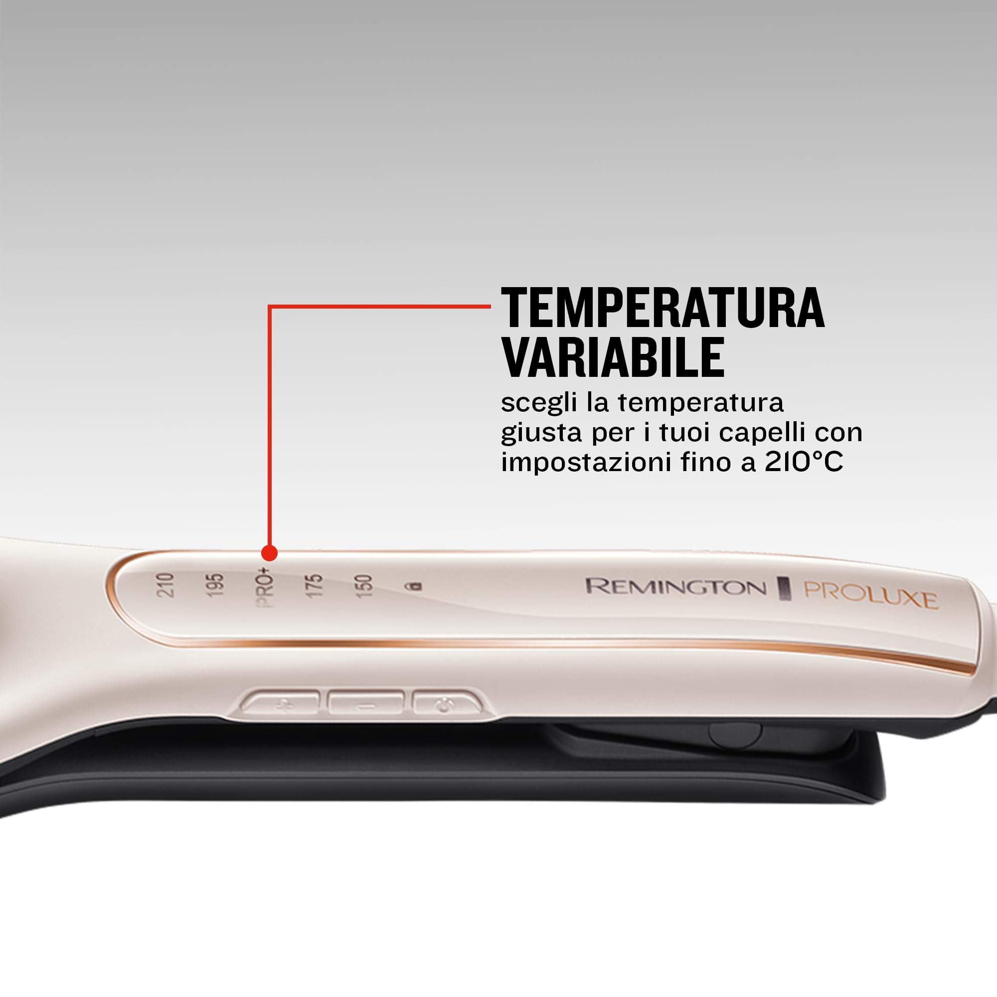 Remington Arricciacapelli Piastra Onde, 4 Tipi Di Onde E Volume Ai Capelli, 5 Temperature, Cilindro Centrale Regolabile, Proluxe Ci91Aw, Rosa