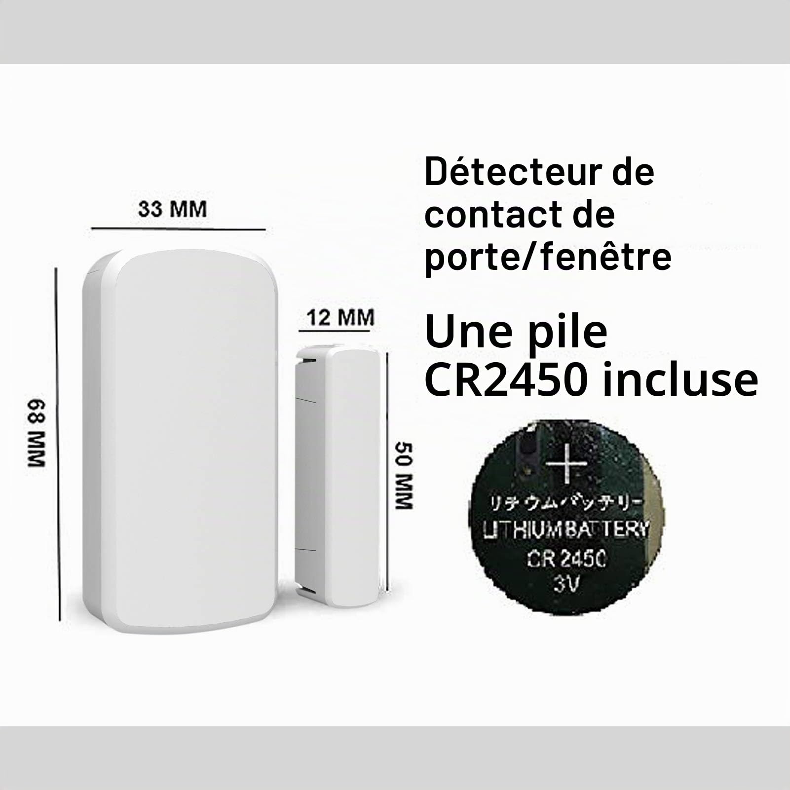 Wolf-Guard Alarme de Sirène Solaire sans Fil (110 DB)