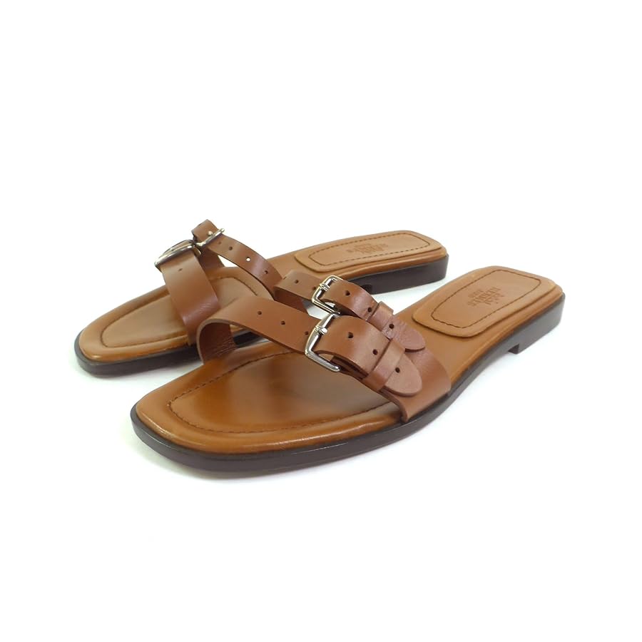 HERMES ブラウン ビーチサンダル 37 中古・古着通販】HERMES (エルメス