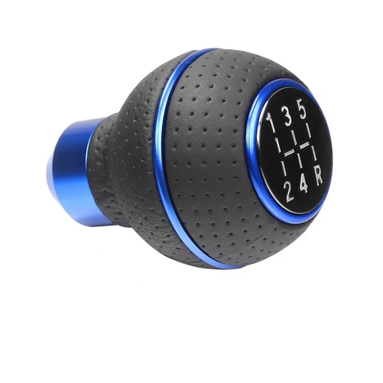 XZCVTYW 5 Speed Shift Knob Gear Stick Shifter Lever Shifting Transmission Fit Most Manual Cars Trucks SUV Vehicle Car Gear Shift Knob(Blue Ring)