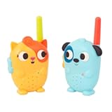 B&period; toys – Lolo & Woofer Walkie– Talkies – 2– Pack Walkie Talkies – Long 100– Foot Range – Toys for Toddlers&comma; Kids – 3&plus; Years