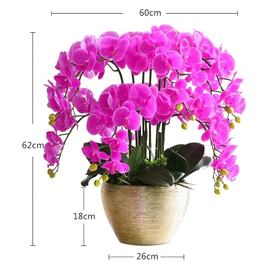 Amazon｜胡蝶蘭 造花 エレガントなフェイクラン ポリウレタン 造花