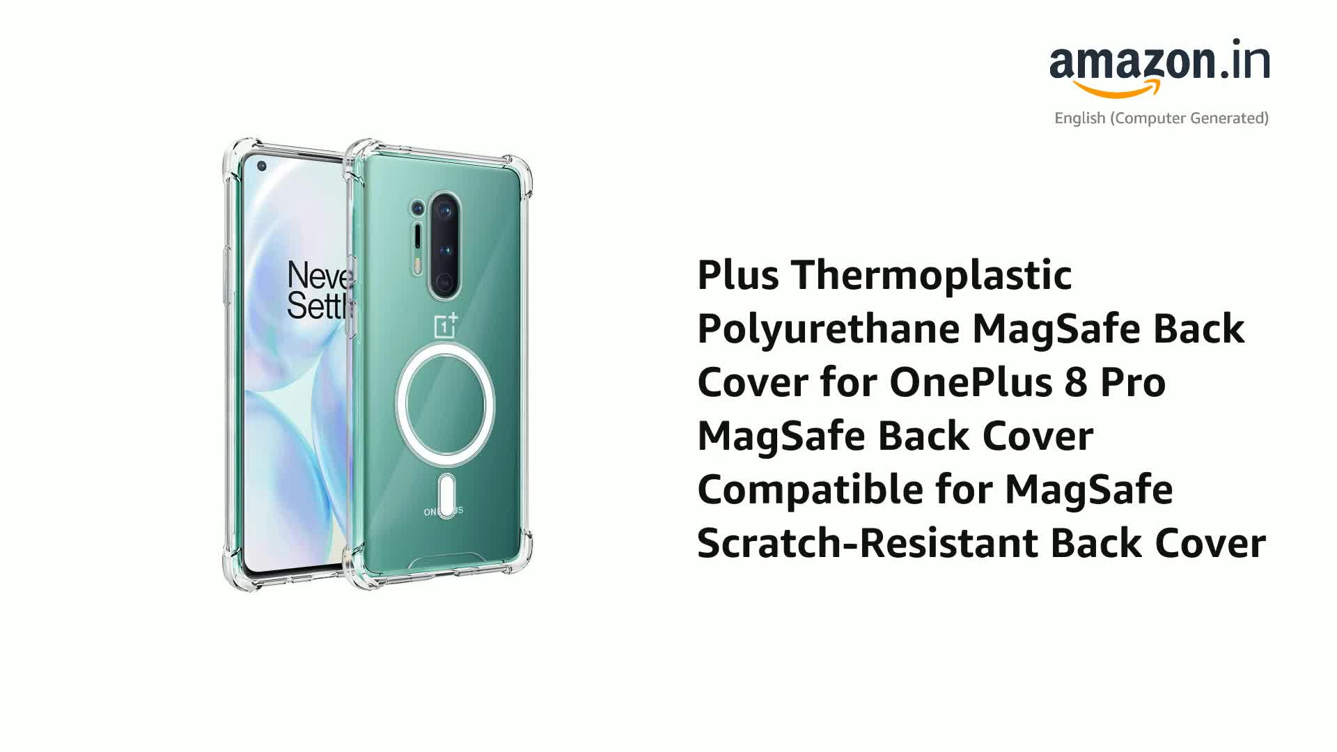 Plus Basic Case for OnePlus 8 Pro (Thermoplastic