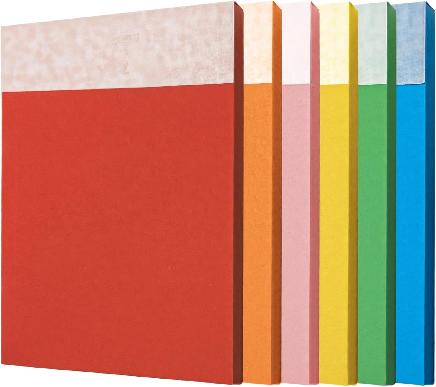 Bright Rainbow Sticky Notes Set, 6-Pack Memo Pads for DIY Paper Cutting, Craft & Stationery Supplies for School, Office & Home Projects