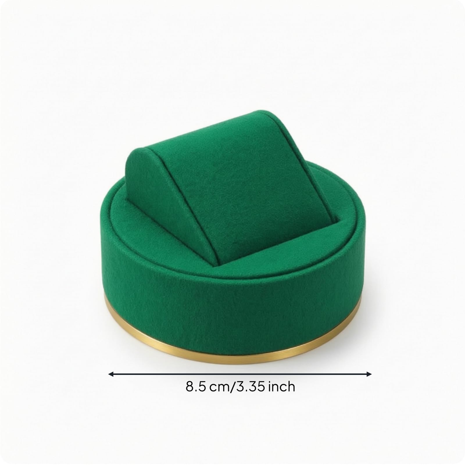 WZGWDC Présentoir à Bijoux présentoir à Bijoux Robuste avec Garniture dorée Organisateur de Cercle Anti-Rayures pour la Photographie de Produits, Style D