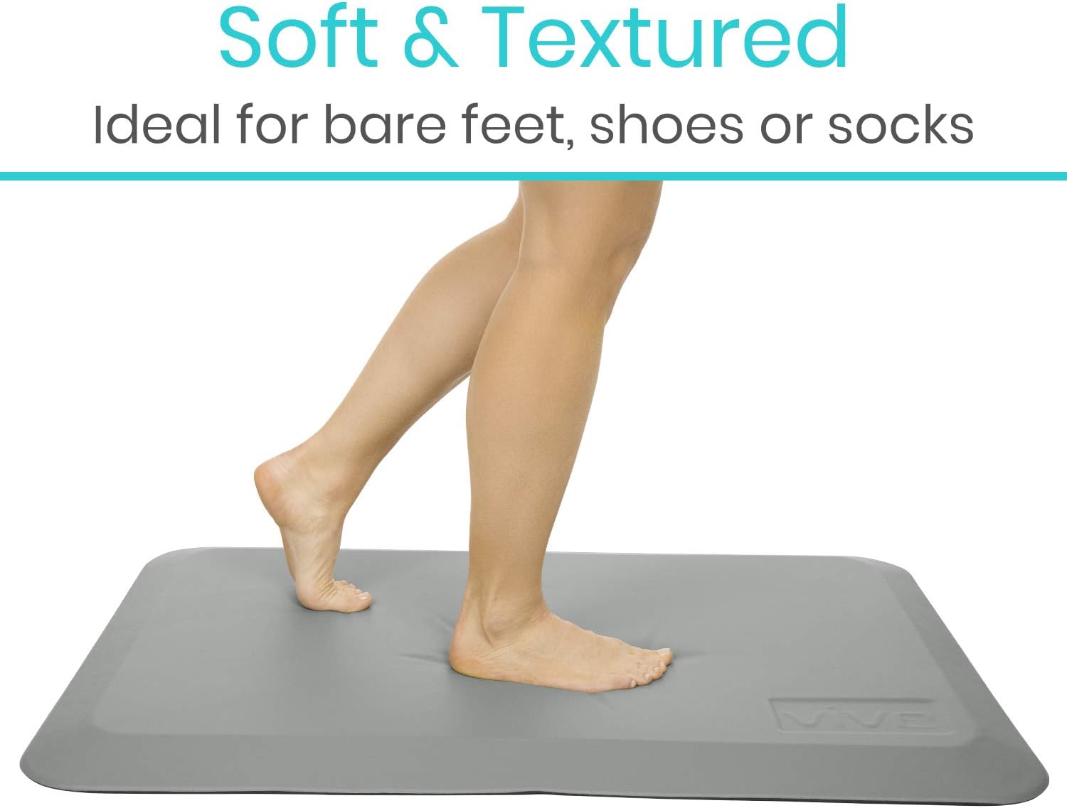 Get Special Price Vive Anti Fatigue Standing Mat - Foot Support for Desk, Office & Home Kitchen Workstation - Ergonomic Comfort Thick Waterproof Pad - Non Slip Bottom, Bevelled Edge - Cushion 24 x 36 Best Seller Vive Anti Fatigue Standing Mat - Foot Support for Desk, Office & Home Kitchen Workstation - Ergonomic Comfort Thick Waterproof Pad - Non Slip Bottom, Bevelled Edge - Cushion 24 x 36