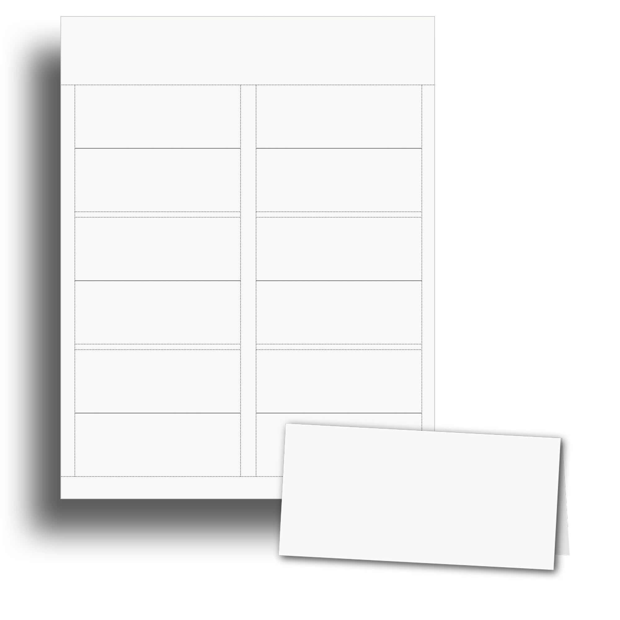 Amazon.com : 65lb White Matte Printable Place Cards for Table