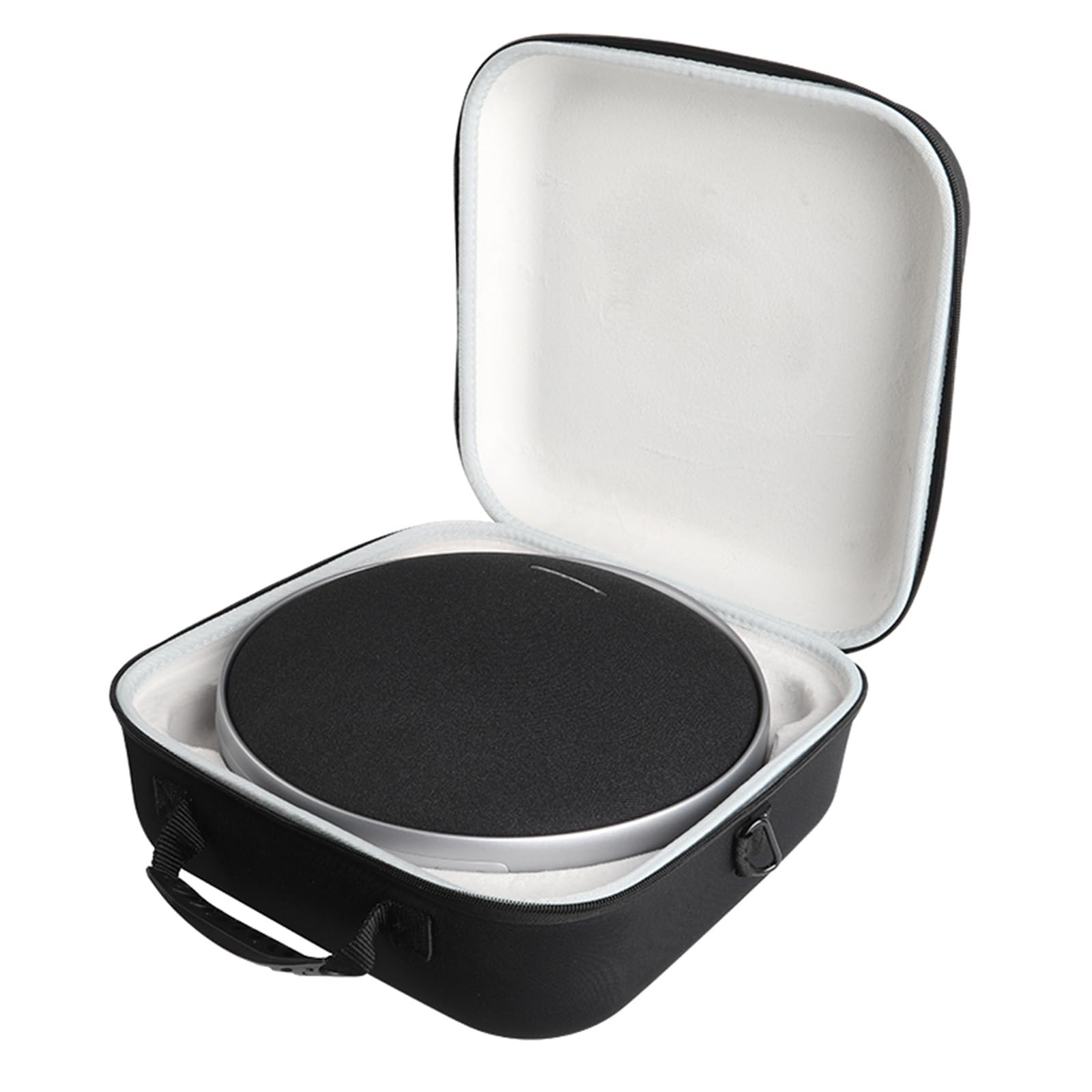 Tasche Hülle für Harman Kardon Onyx Studio 9,Harte Eva Tragetasche Umhängetasche mit Schultergurt für Harman kardon Onyx Studio 9 tragbarer Bluetooth-Lautsprecher und Kabel(Schwarz+Grau)