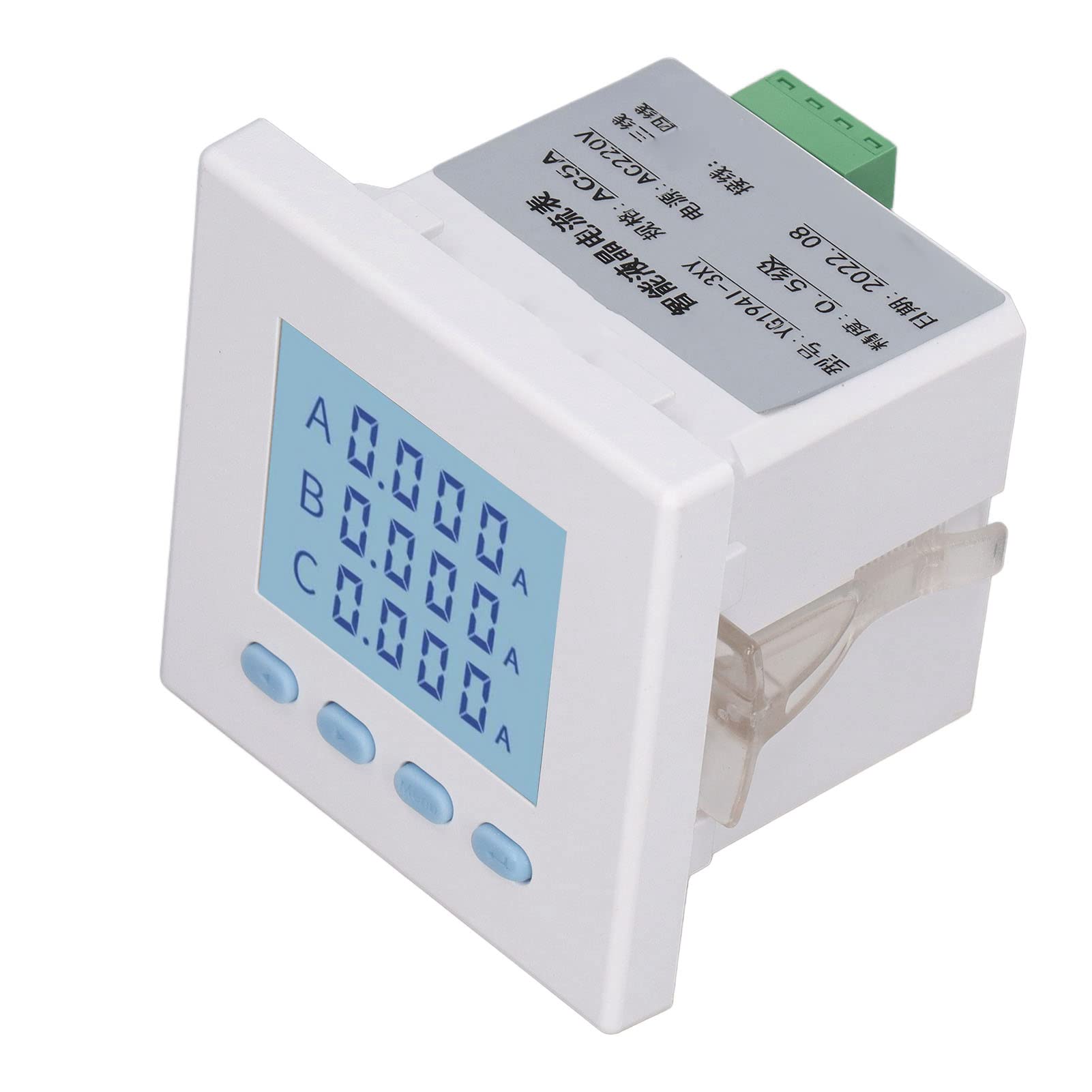 Probador de Energía Digital Trifásico con Pantalla LCD para