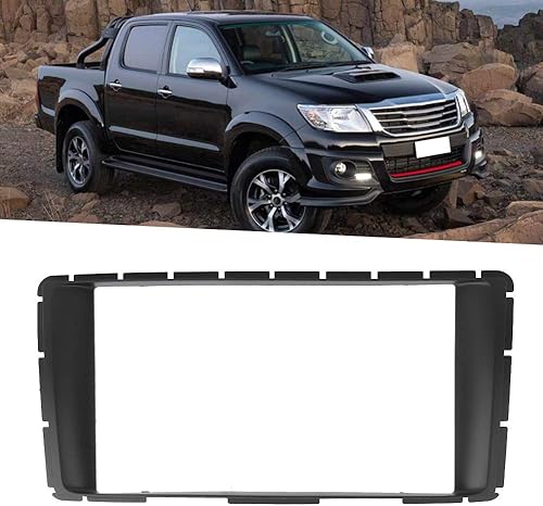 Miniatura 9 de Yctze Kit de instalación estéreo de coche doble DIN  Marco de fascias de navegación de 2DIN 7 pulgadas para coche DVD Radio Panel ajuste ajuste para