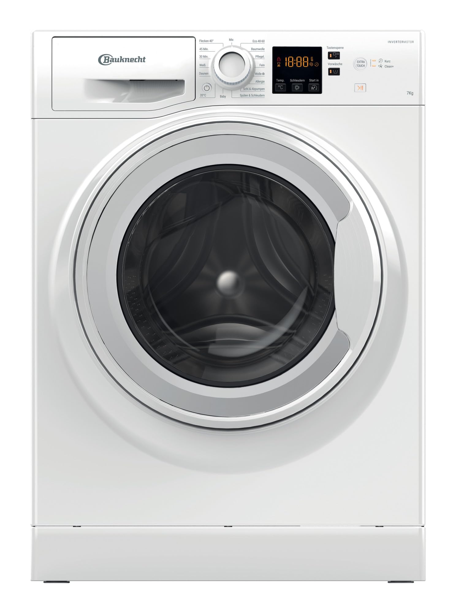Bauknecht BW 719 A Frontlader-Waschmaschine 7 kg Dynamic Inverter Energieklasse A Weiss