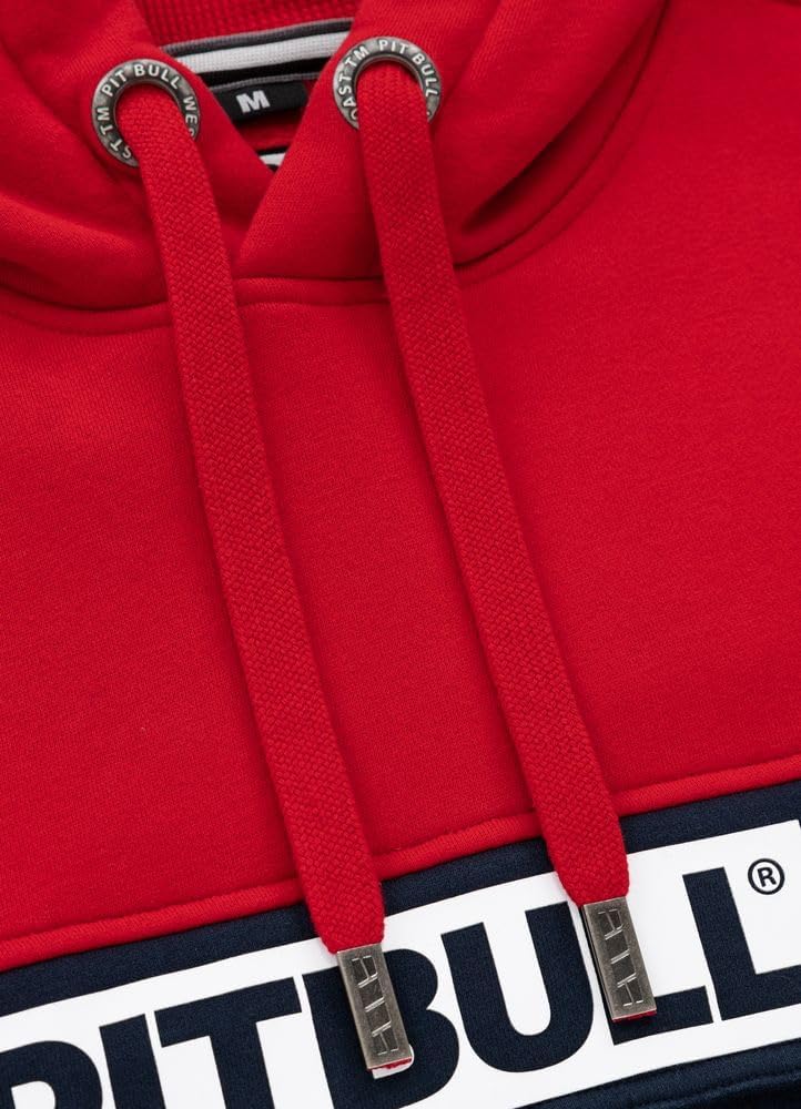 PITBULL Men's Hoodie Men's Sweatshirt with Hood Sports Two-Tone Hilltop Hoody