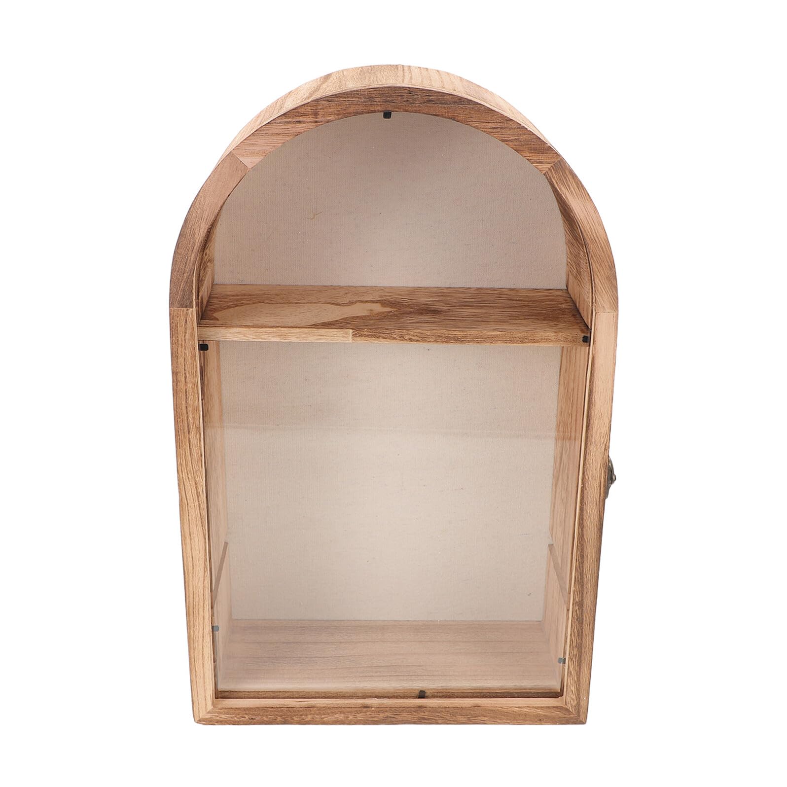 Cadre mural rustique en bois vitrine ovale pour sublimer vos fleurs séchées