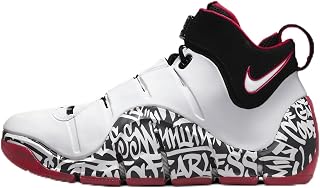 Zoom Lebron IV - White / Black / University Red