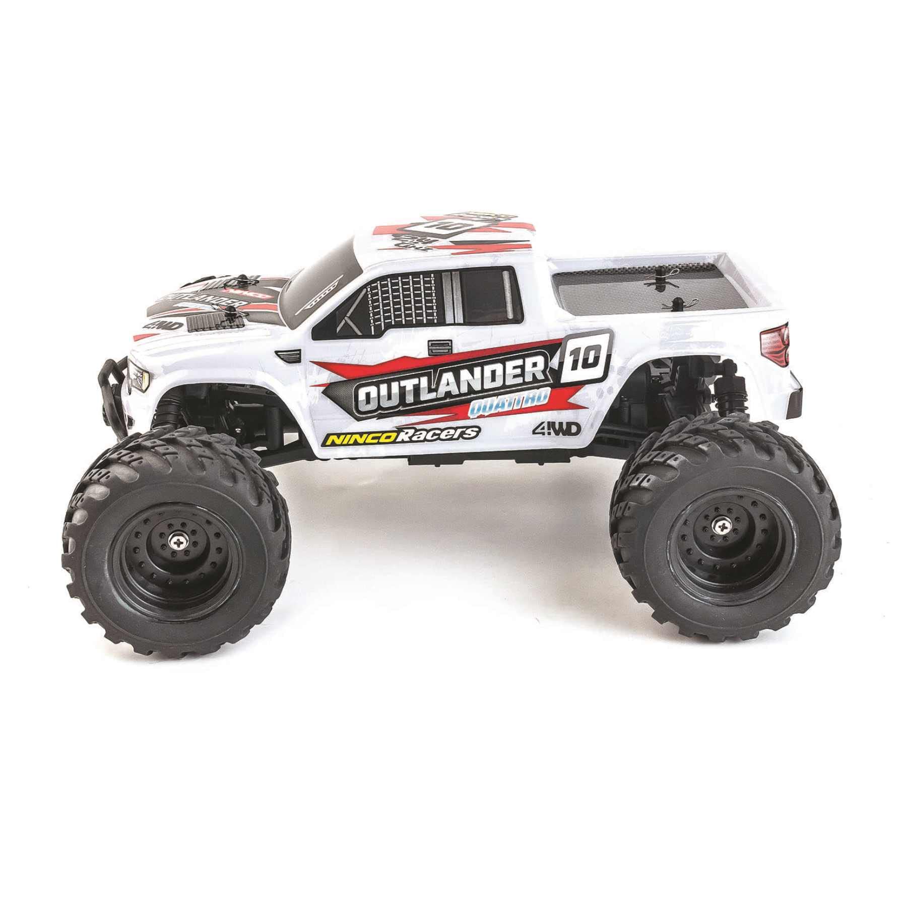 Ninco - NincoRacers Outlander. Monster truck Macchina Telecomandata Scala 1/12. Trazione Integrale. Misura: 34x26x15,5 cm. +14 anni. NH93141