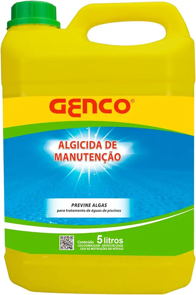 POOL-TRAT ALGICIDA MANUTENCAO GENCO 5 LITROS