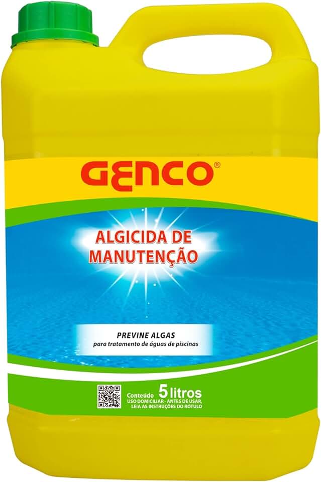 POOL-TRAT ALGICIDA MANUTENCAO GENCO 5 LITROS