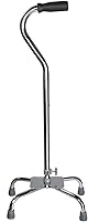 Vista 1 de McKesson Chrome Steel Large Base Quad Cane 29 to 37.5" Height