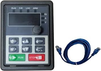 Frequency Inverter 220V/380V 0.75/1.5/2.2/4/5.5KW for Variable Frequency Drive 3 Phase Speed Controller Inverter Motor VFD InverterColorPanel and Cable