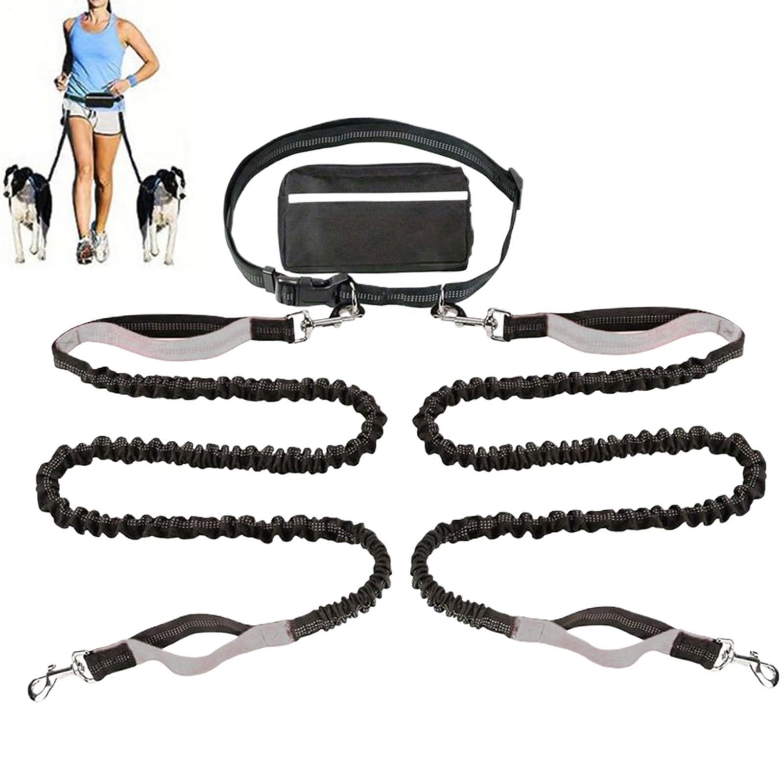 Laisse pour chien anti-nœuds en nylon avec sac pour stopper les fuites
