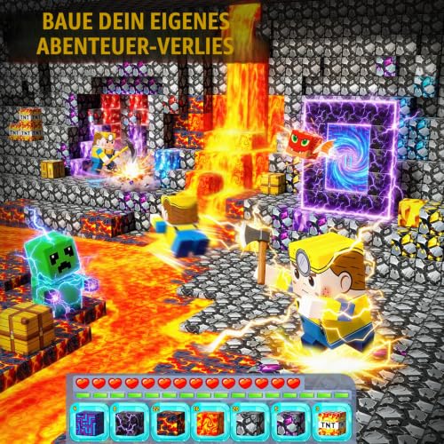 LUVTOY Magnetische Bausteine - 216 Teile Magnetbausteine Magnetspielzeug - Magnetisches Bausteine Blöcke Kinder - Magnetspiel… – Ansicht 4