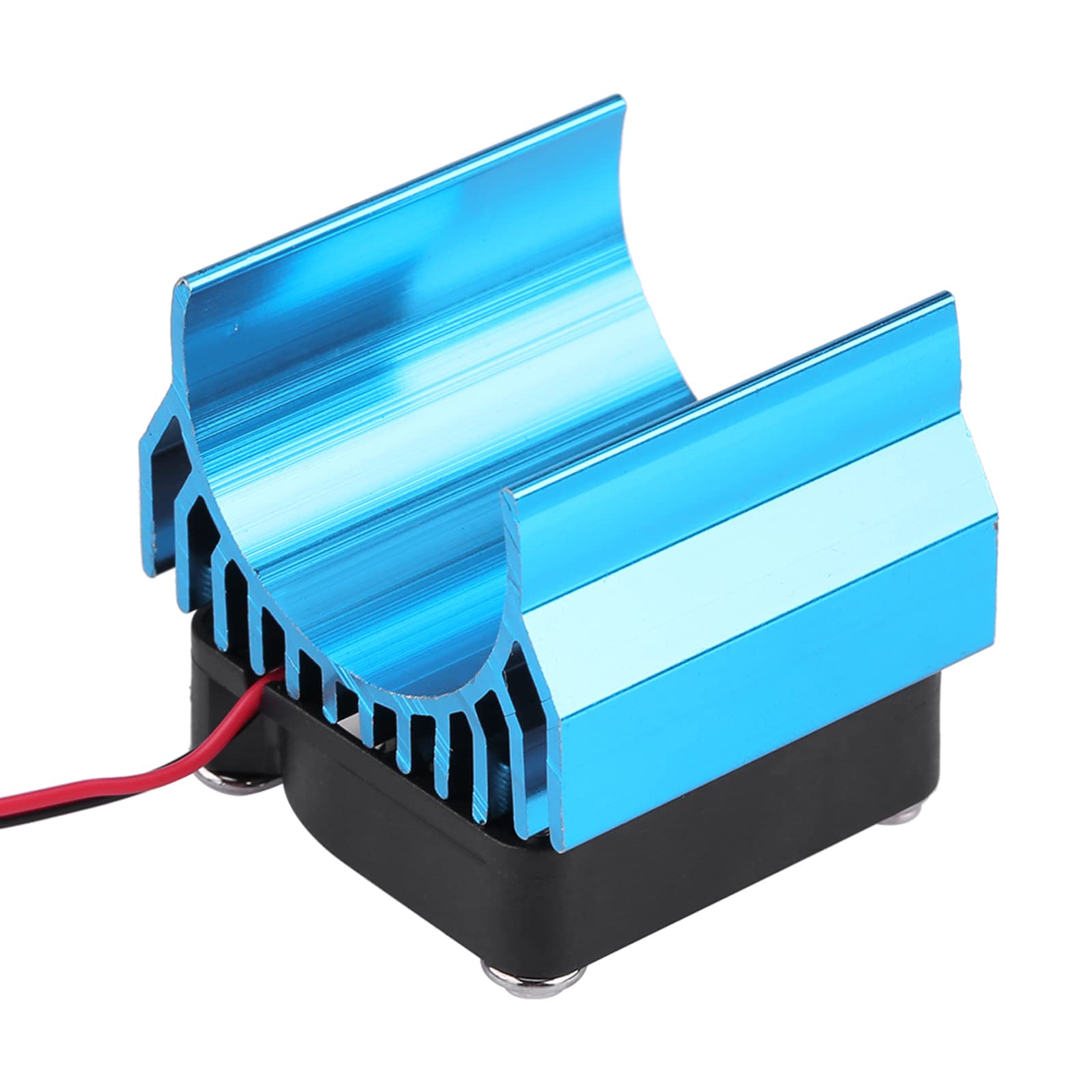 Motor Heat Sink, RC Heat Sink, Aluminum Alloy + Plastic RC Heat Sink for 540/550 / 3650 Motor of RC Model Car (Blue)