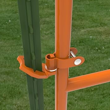 T-Post Gate Hinge Pins - Easy to Install, Hang Any Gate from Metal T-Post
