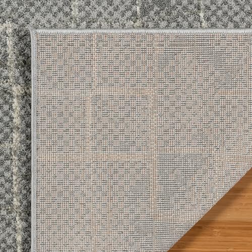 Gertmenian Indoor High-Low Area Rugs | Durable, High-Traffic, Non-Shedding & Stain Resistant | Zalo, Dark Gray, 5x7 Standard, 27323 by Gertmenian - Image 4