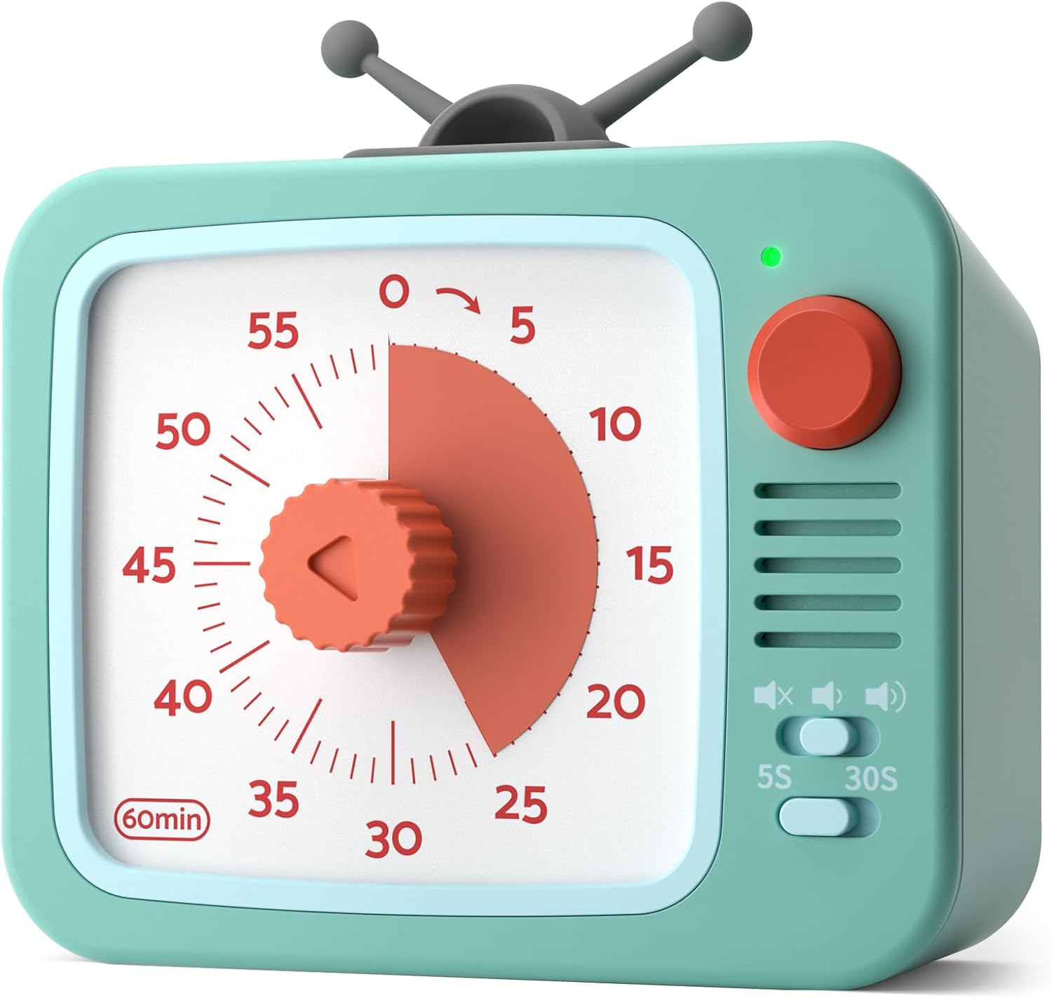 LIORQUE Visual Timer for Kids, 60-Minute Countdown Timers for Classroom Office Kitchen with Silent Operation, Kids Timer for Teaching with Cute Design LIORQUE Visual Timer for Kids, 60-Minute Countdown Timers for Classroom Office Kitchen with Silent Operation, Kids Timer for Teaching with Cute Design
