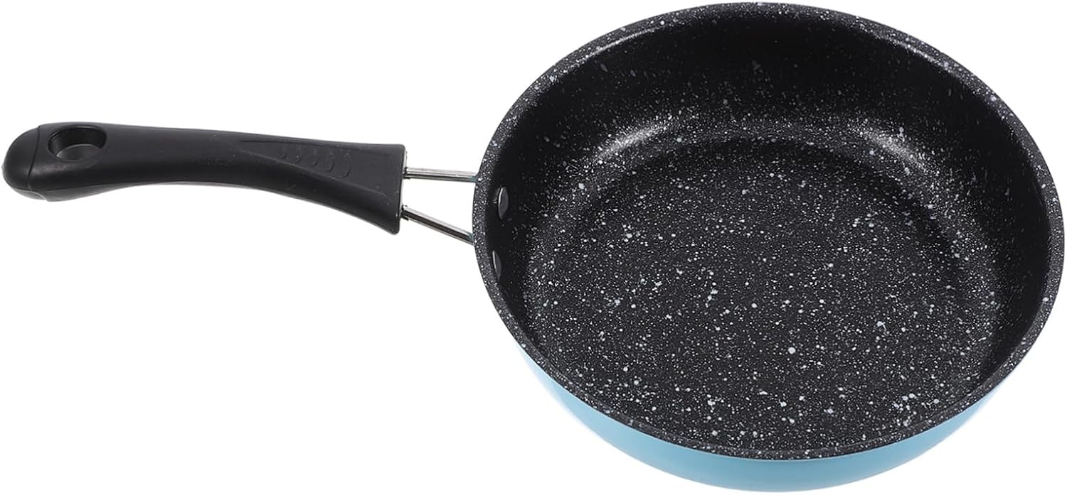 Nonstick Frying Pan Pancakes Pan Crepe Pan for Eggs and Pancakes Small Flat Frying Pan for Cooking Omelets and Poaching Eggs